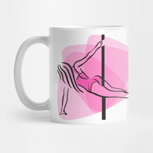 Pole Dancer Pink Mug